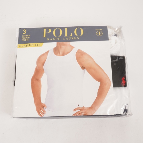 Polo Ralph Lauren Other - NIB Polo Ralph Lauren 3 Cotton Ribbed Tanks Size XL